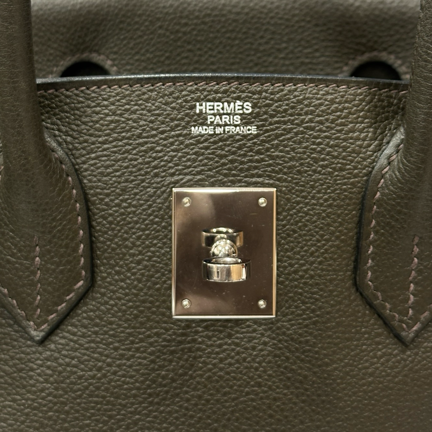 Hermes Togo Birkin 30 - Silver / Vert De Gris (O 15)