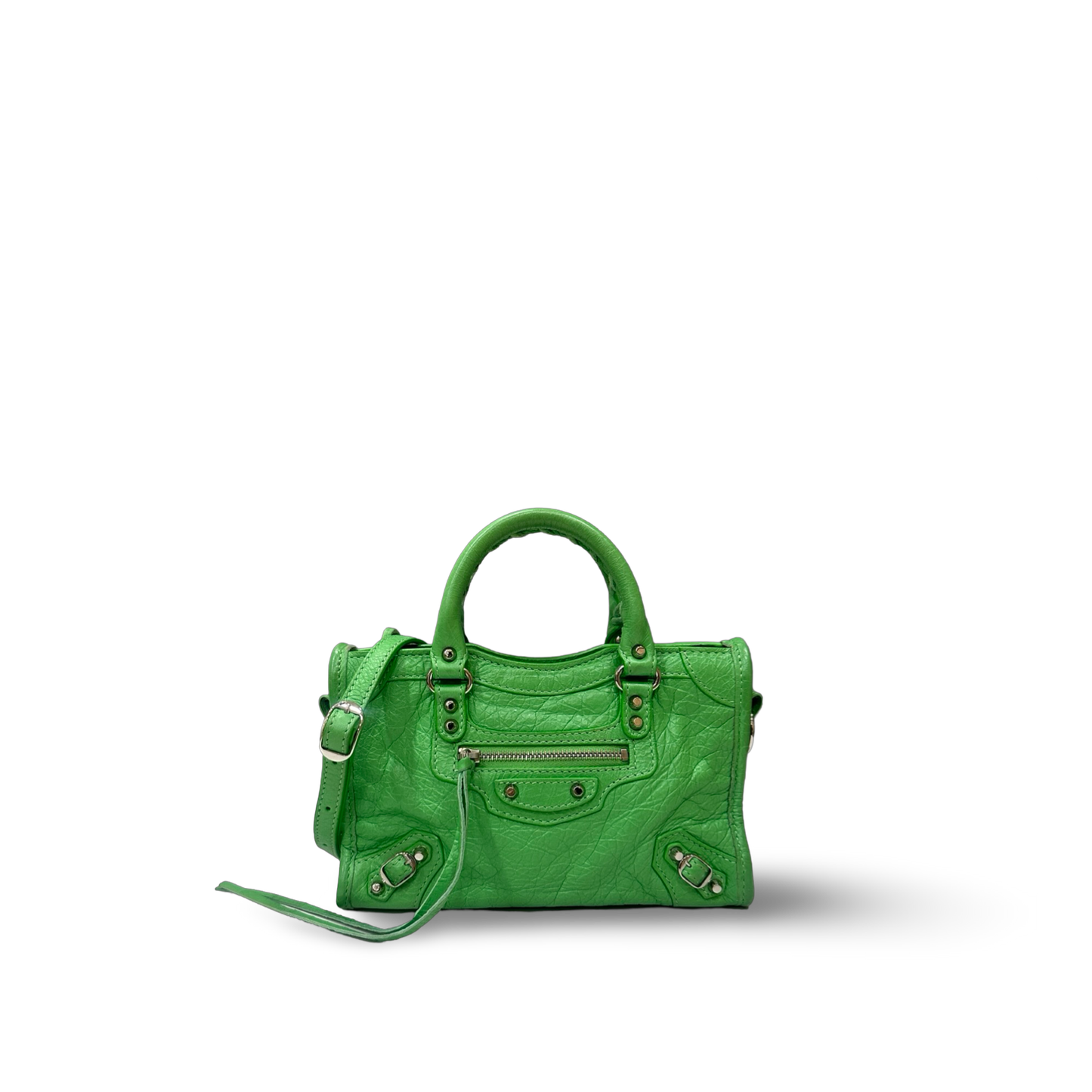 Balenciaga Classic Nano City Bag - Green
