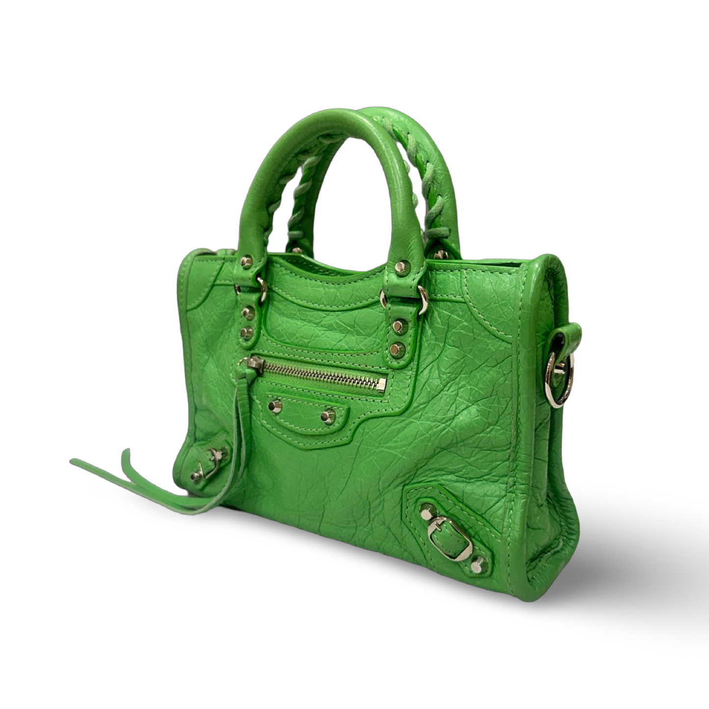 Balenciaga Classic Nano City Bag - Green