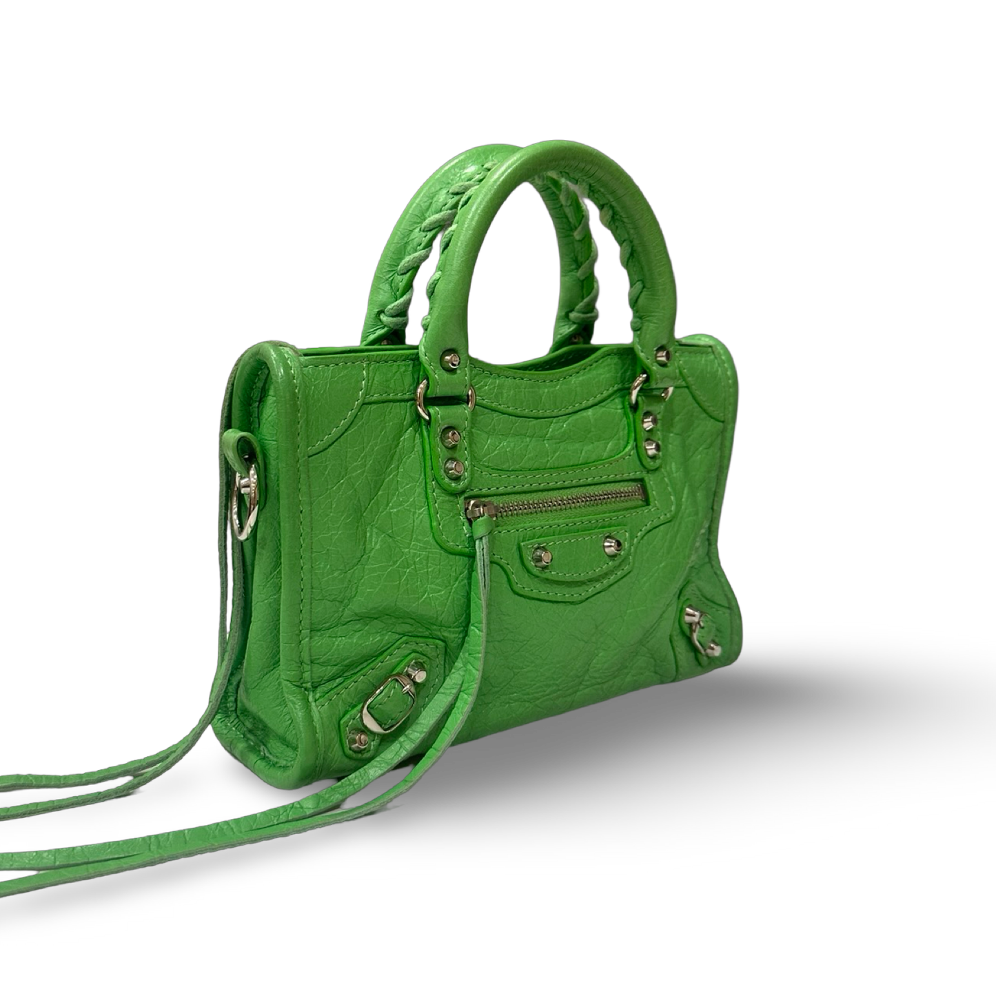 Balenciaga Classic Nano City Bag - Green