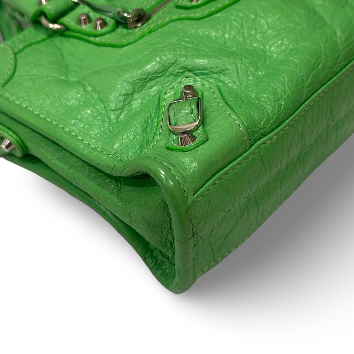 Balenciaga Classic Nano City Bag - Green