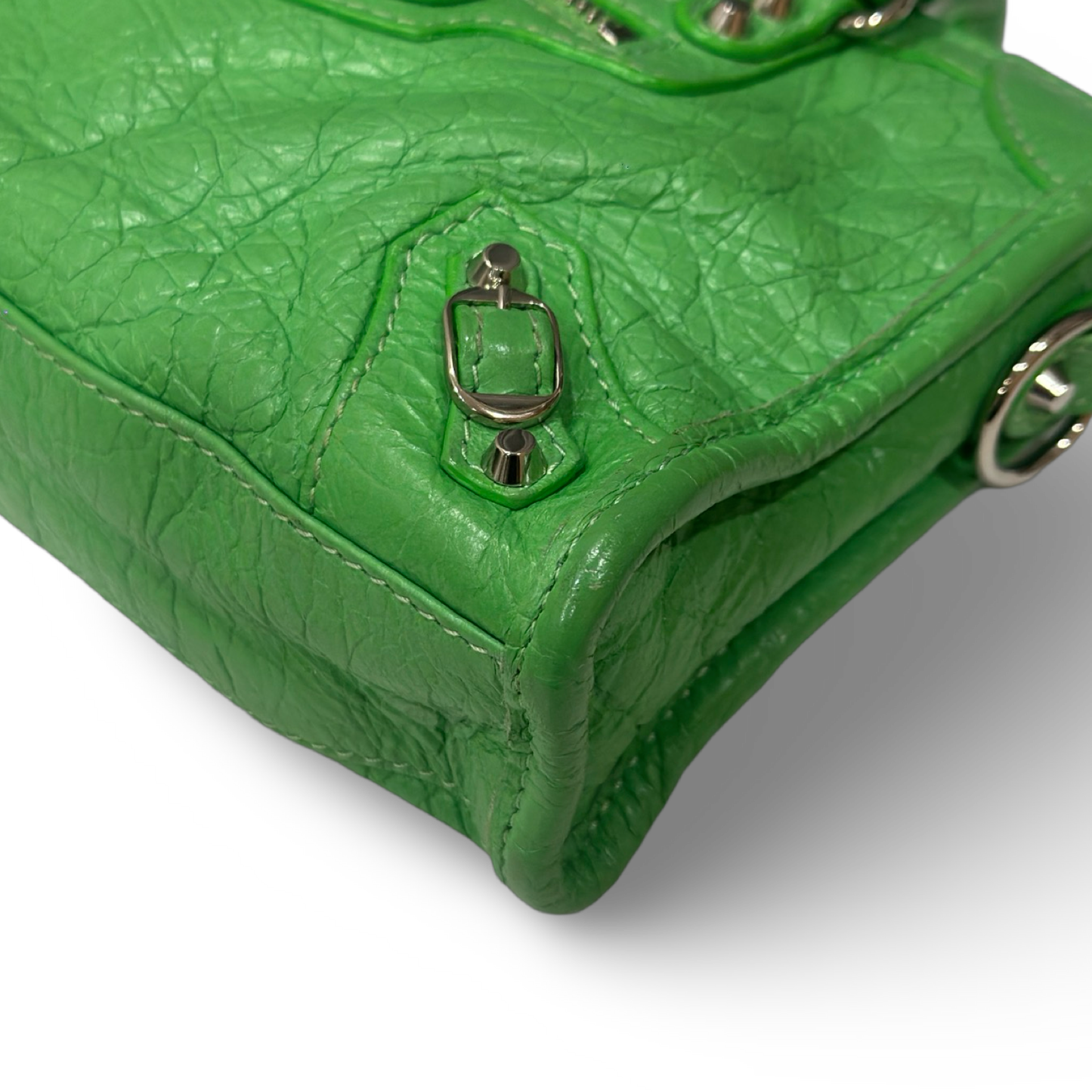 Balenciaga Classic Nano City Bag - Green