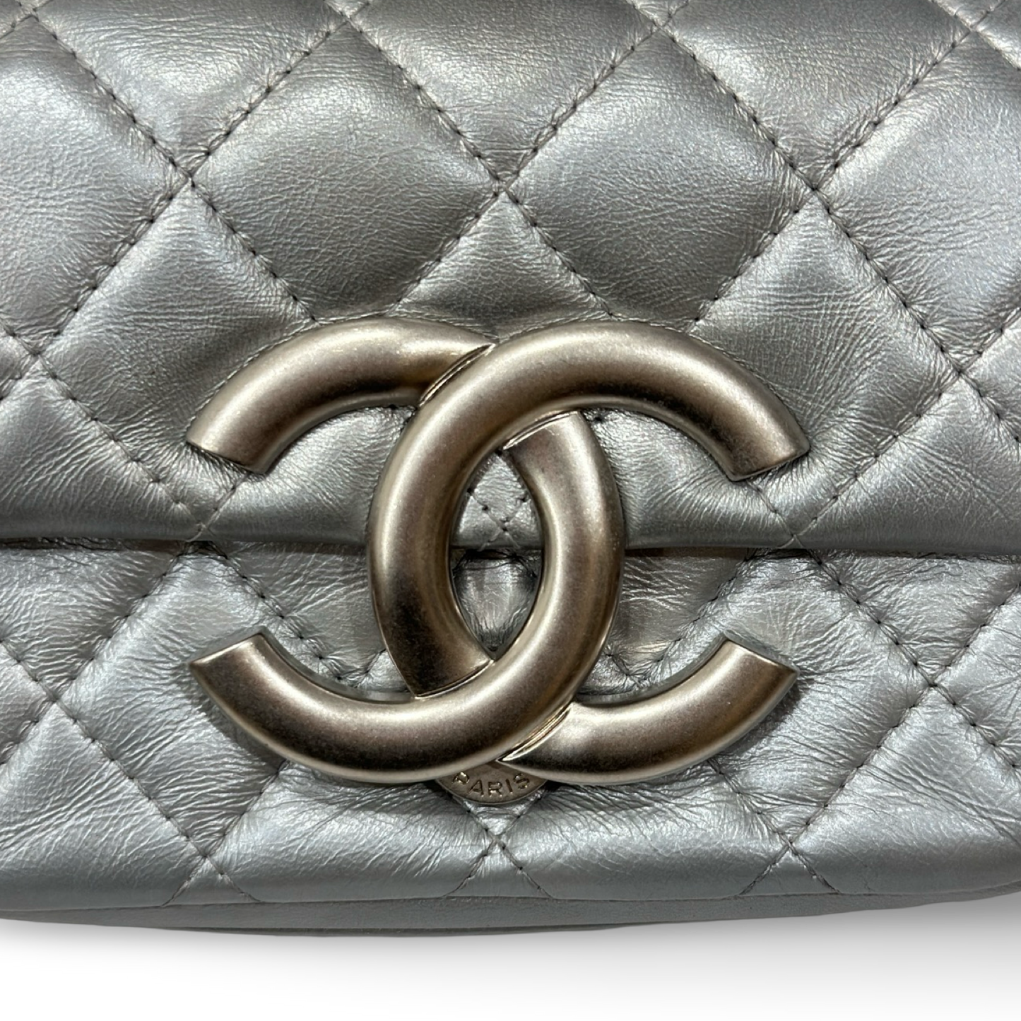 Chanel Metallic Mini Single Flap - SHW / Silver