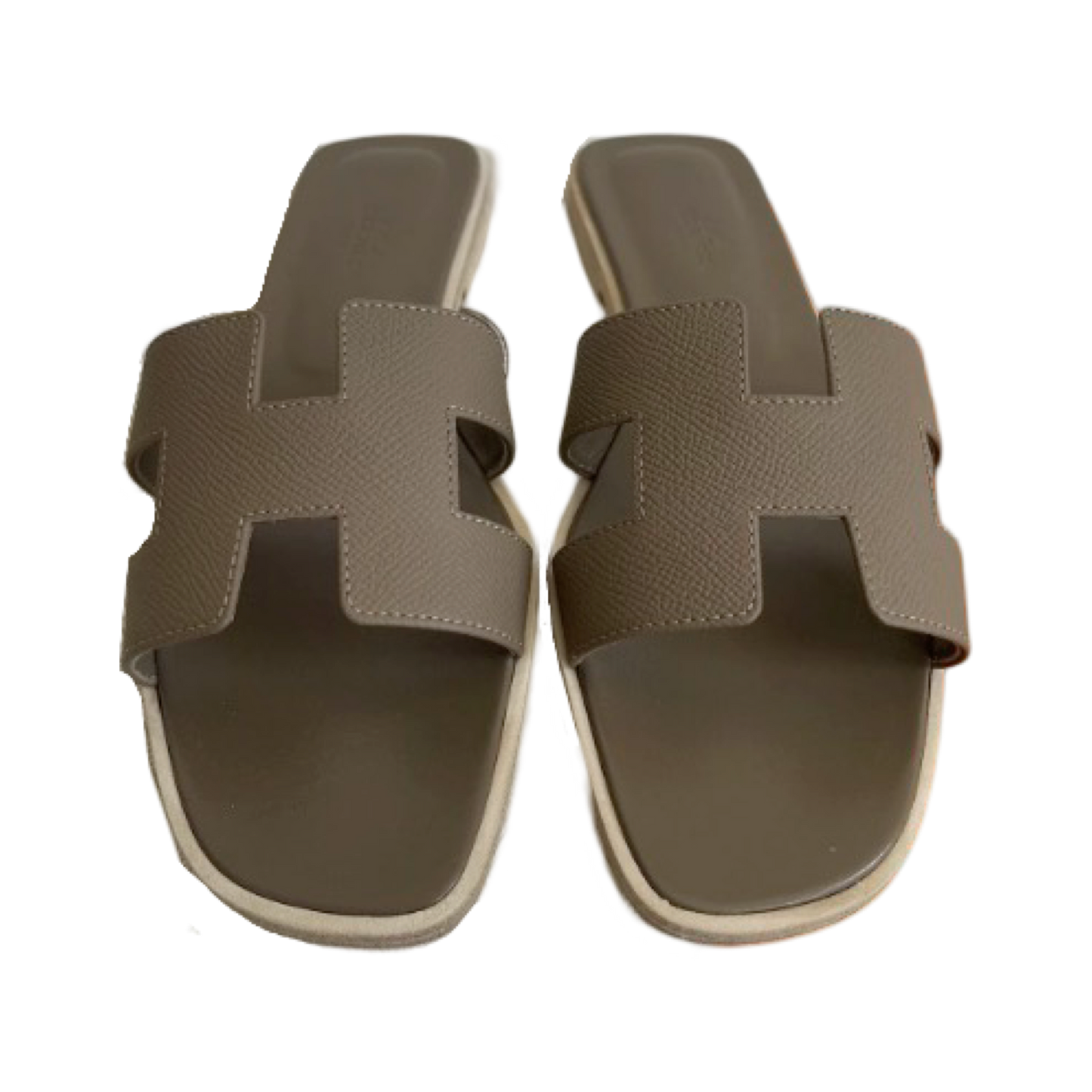 Hermes Oran Sandal - Etoupe