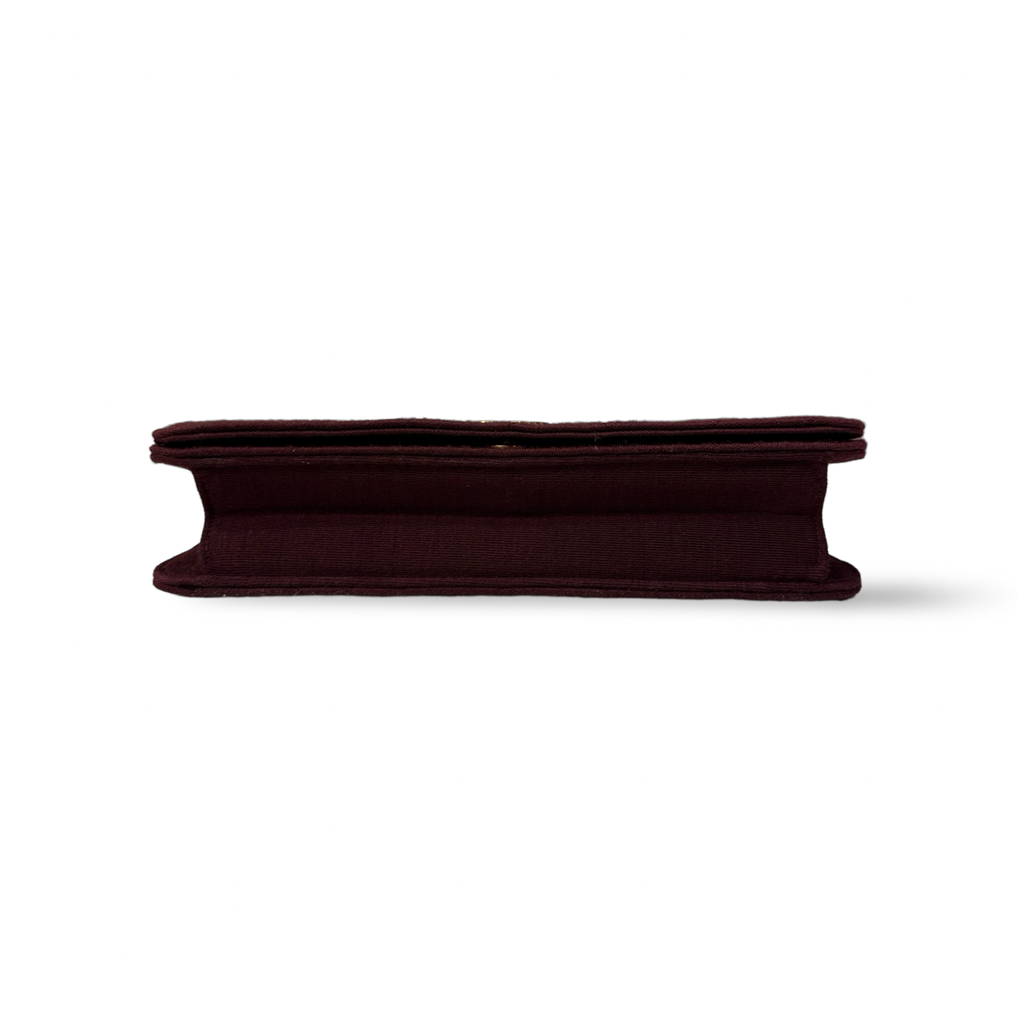 Chanel VIntage Quilted Fabric WOC - GHW / Burgundy