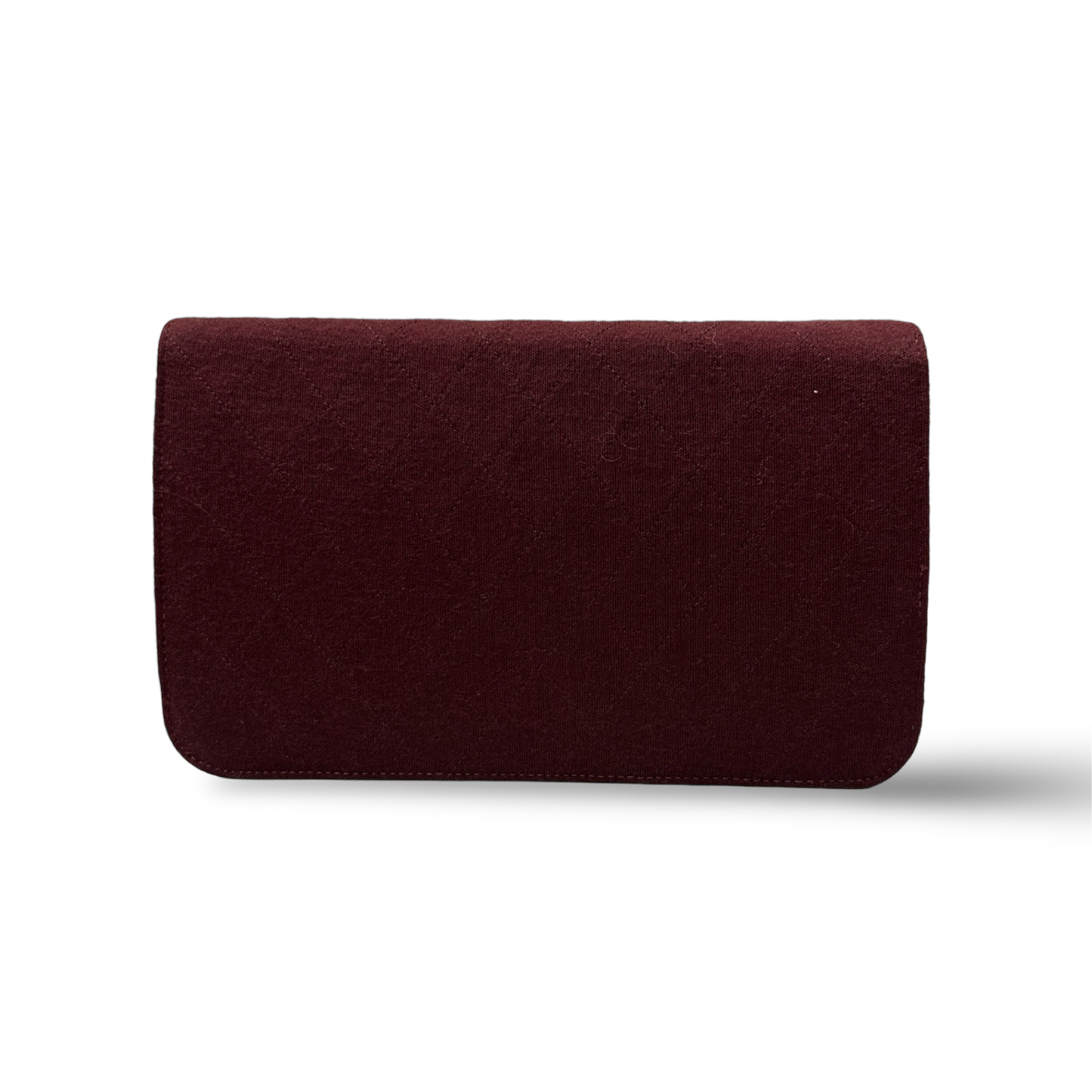Chanel VIntage Quilted Fabric WOC - GHW / Burgundy