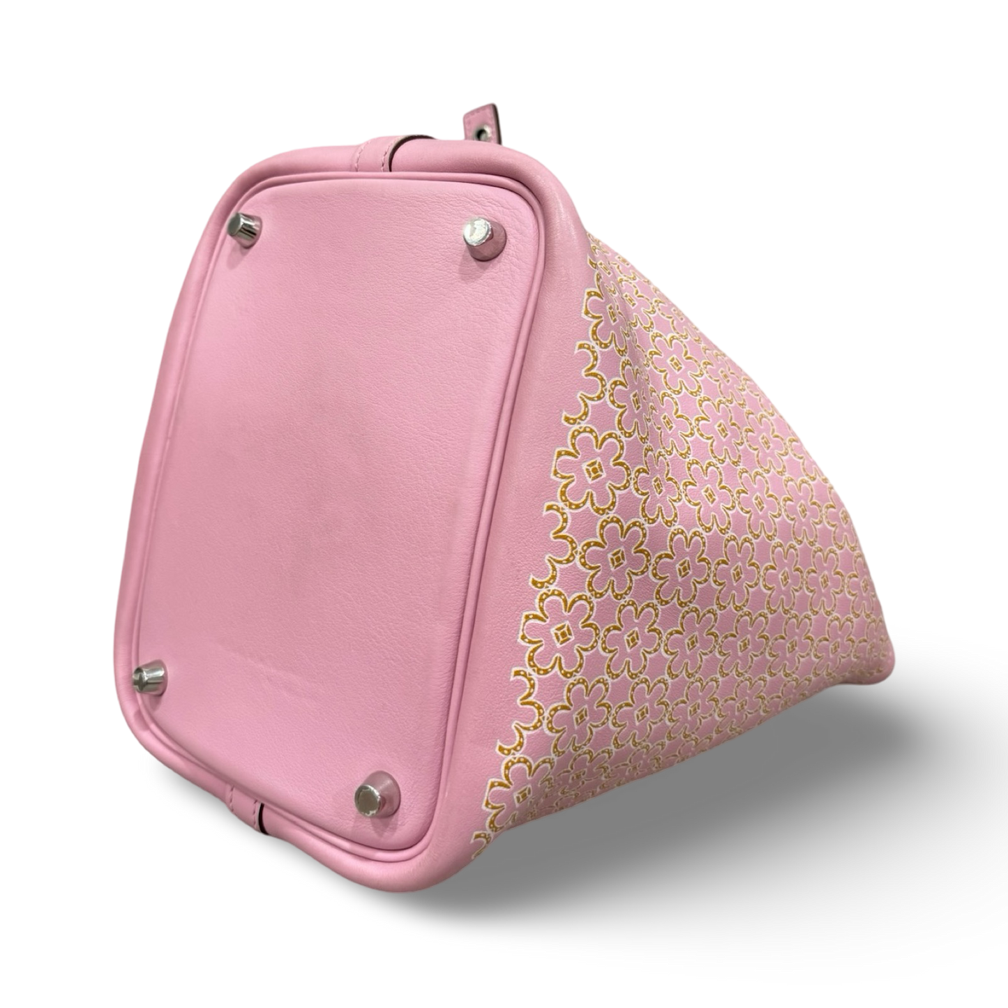 Hermes Lucky Printed Swift Pictoin 18 - SHW / Light Pink