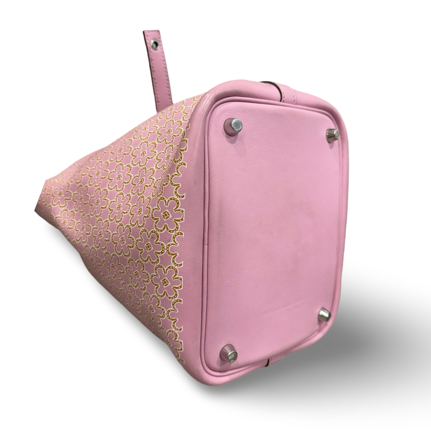 Hermes Lucky Printed Swift Pictoin 18 - SHW / Light Pink