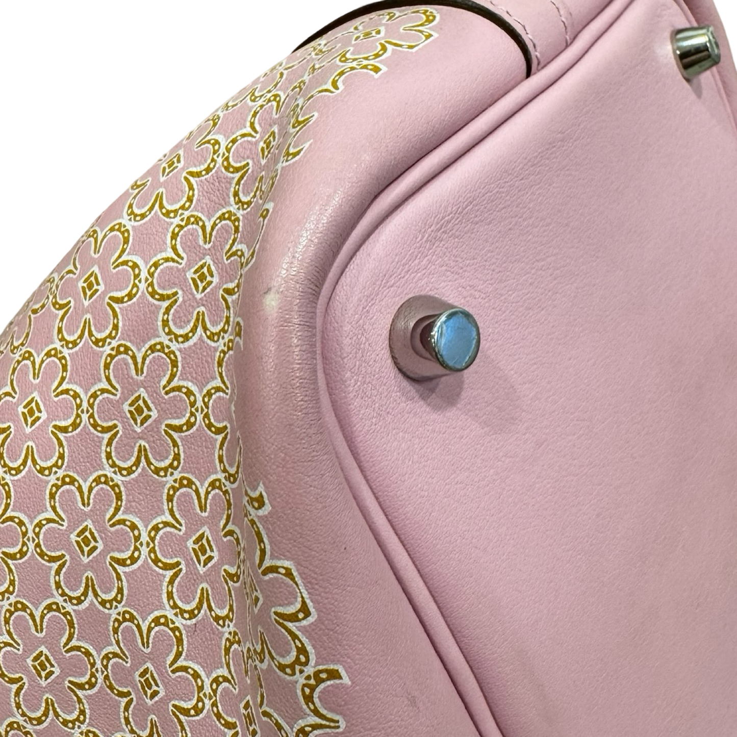 Hermes Lucky Printed Swift Pictoin 18 - SHW / Light Pink