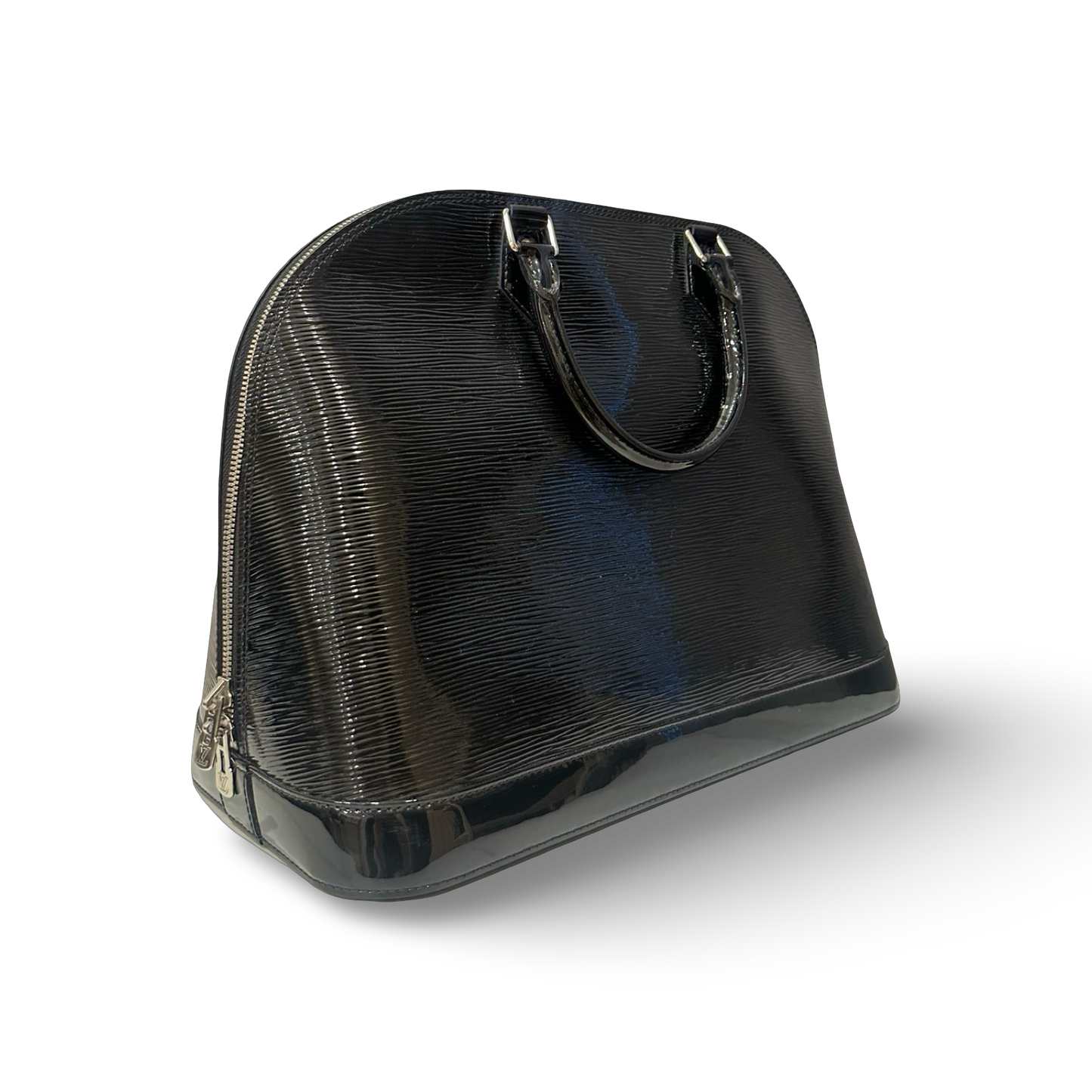 Louis Vuitton Patent EPI GM Alma Bag - SHW / Black