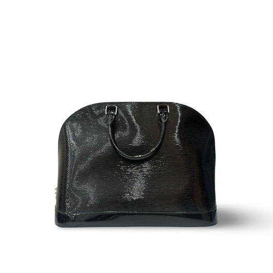 Louis Vuitton Patent EPI GM Alma Bag - SHW / Black