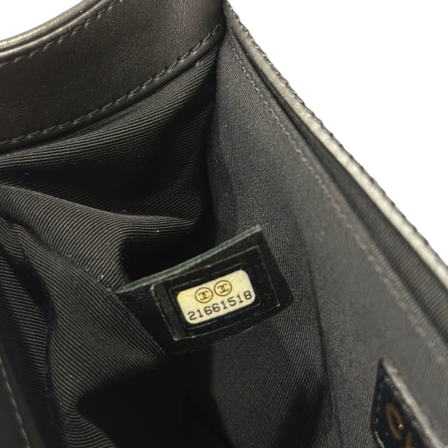 Chanel Quilted Patent Medium Boy Bag- GHW / Black