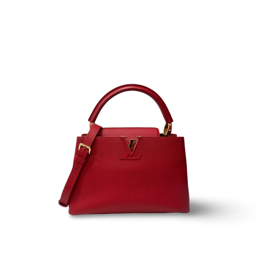Louis Vuitton Capucines PM Bag - GHW / Red