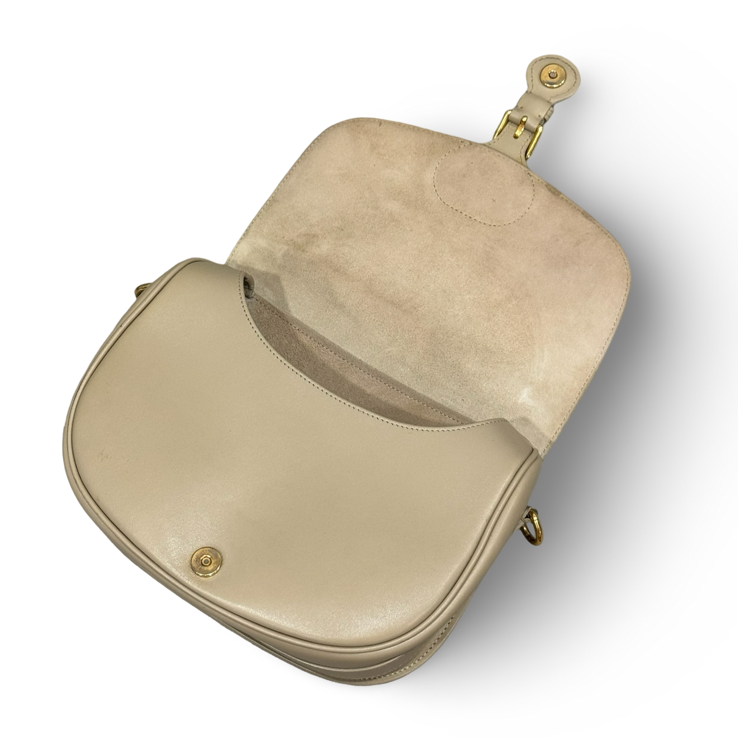 Dior Calfskin Medium Bobby Flap - GHW / Beige