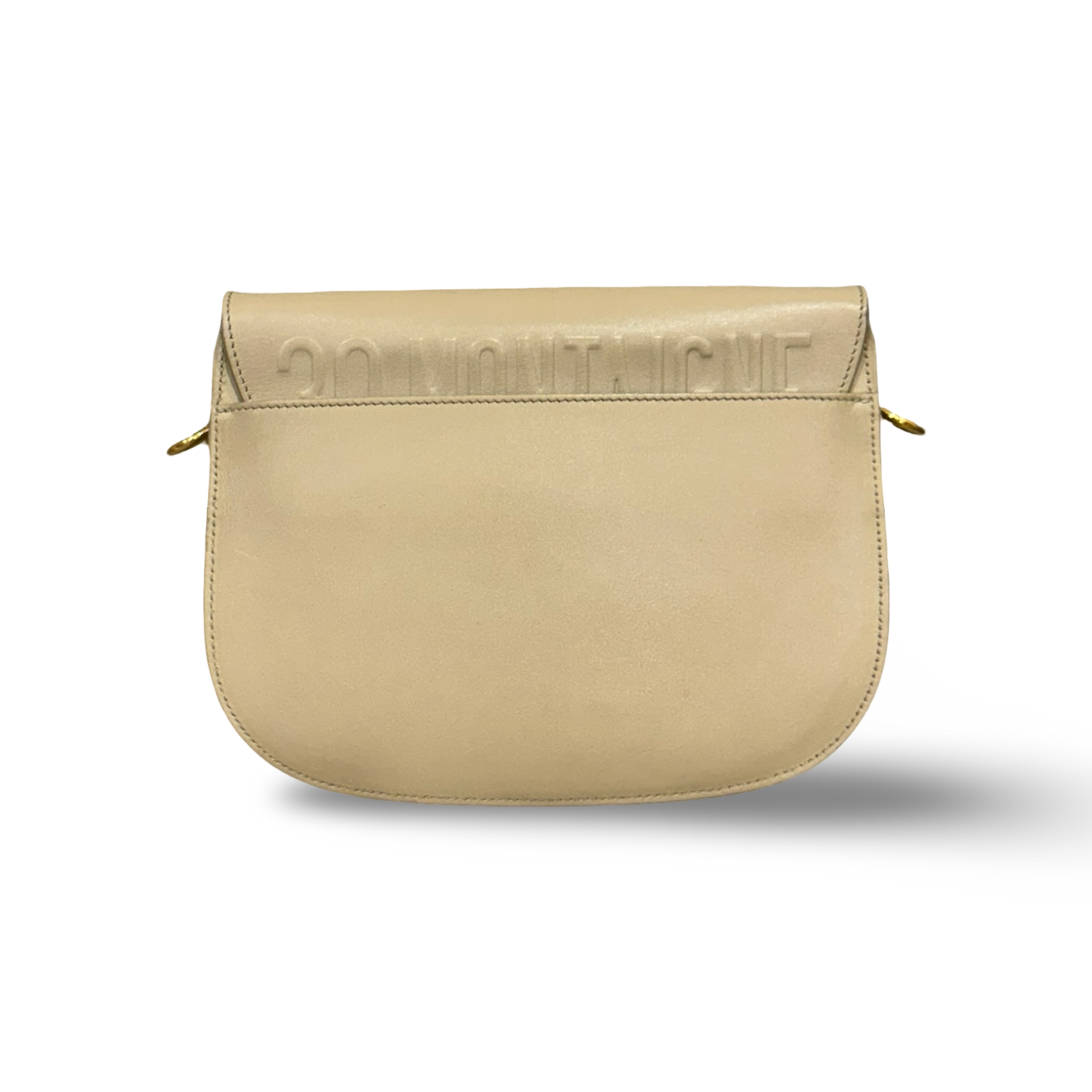 Dior Calfskin Medium Bobby Flap - GHW / Beige