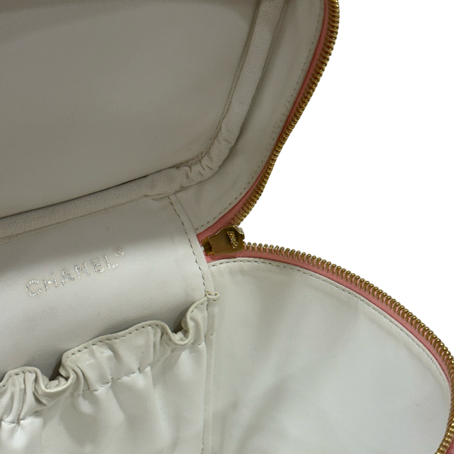 Chanel Vintage Caviar Vaint Case - GHW / Light Pink