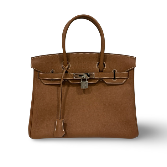 Hermes Togo Birkin 30 - SHW / Gold