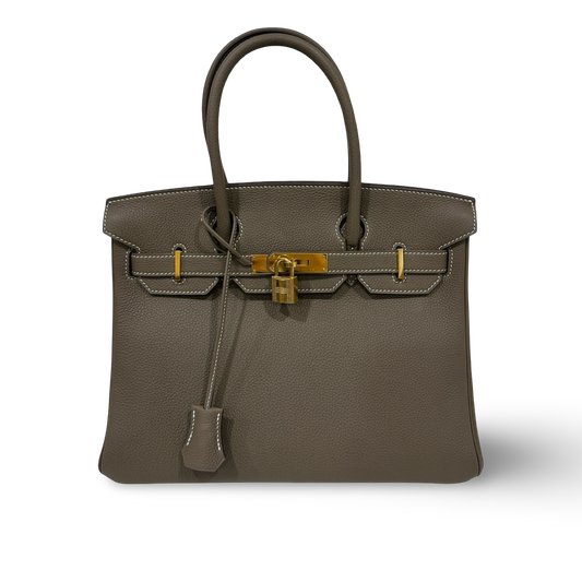 Hermes Togo Birkin 30 - GHW / Etoupe