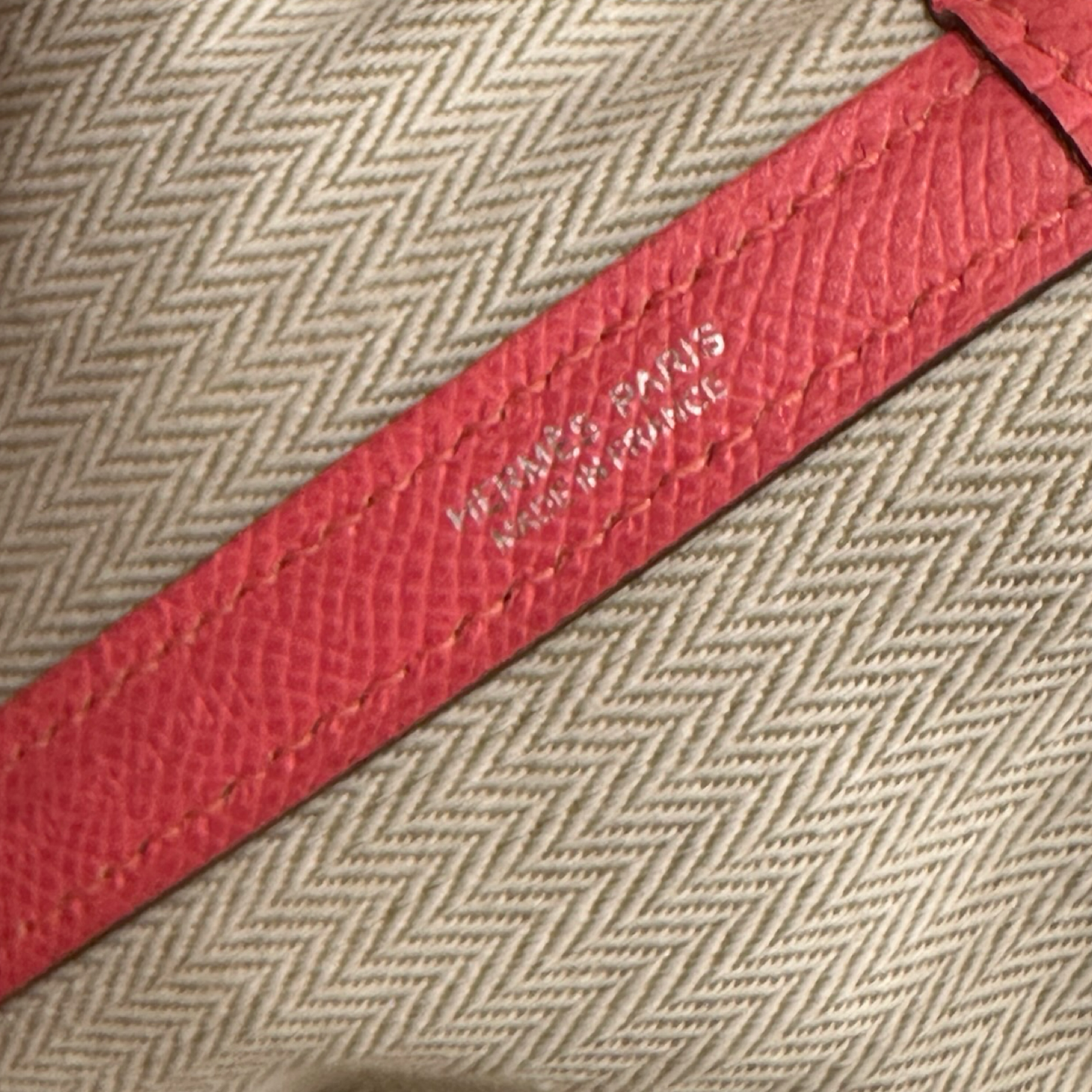 Hermes Epsom Garden Party 36 MM Bag - SHW / Pink