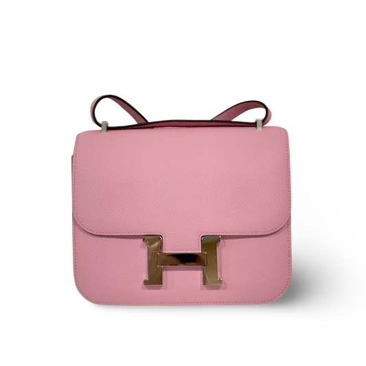 Hermes Epsom Constance 19 Bag - SHW / Light Pink