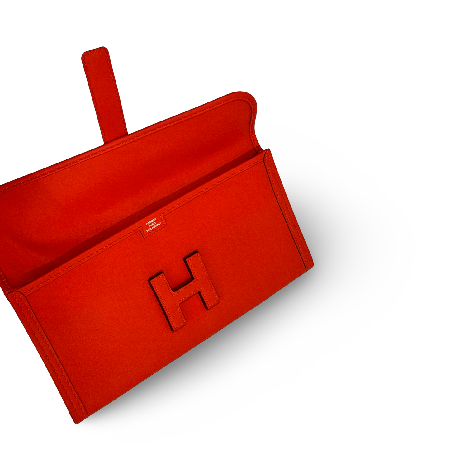 Hermes Swift Jige Elan 29 Clutch Rouge Tomate