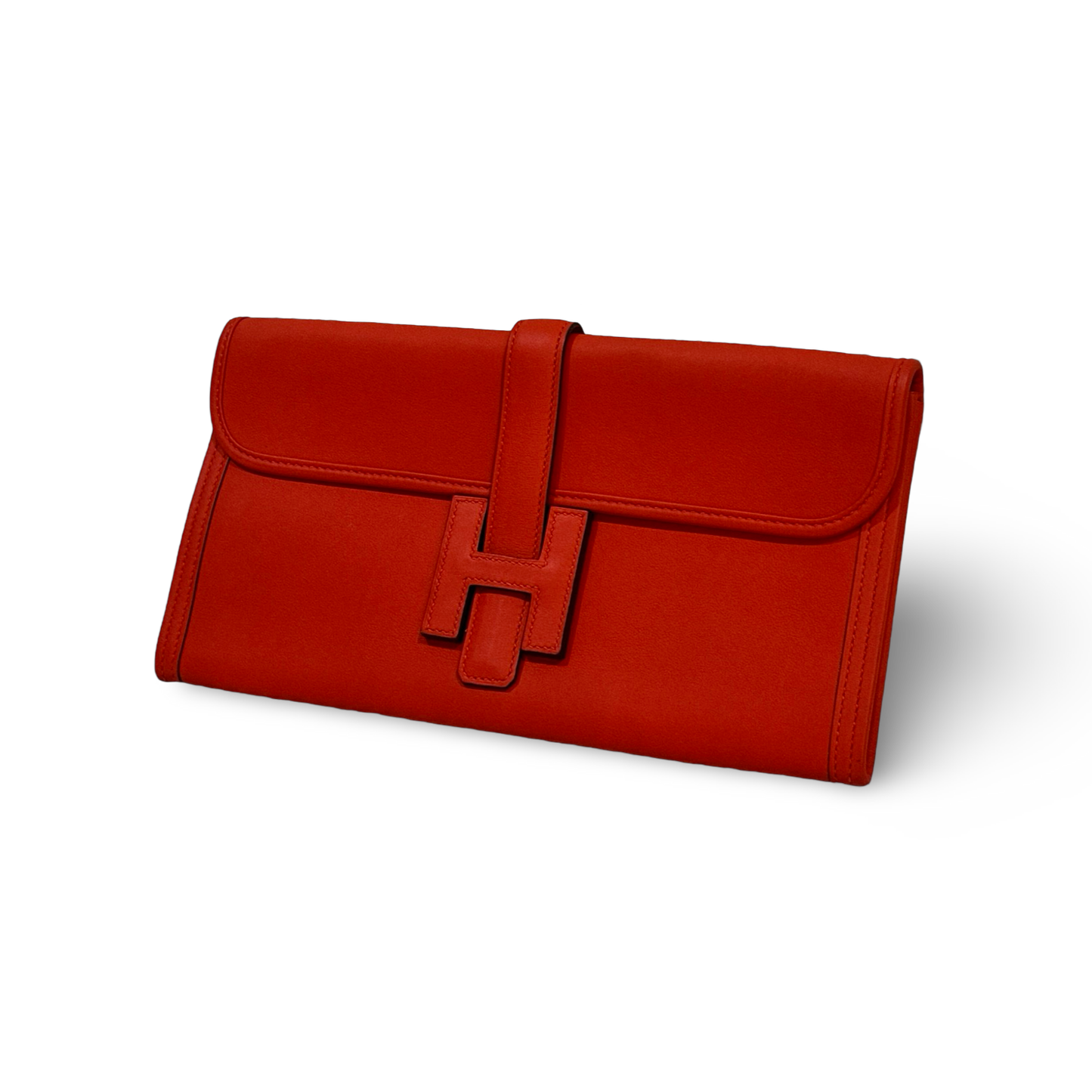 Hermes Swift Jige Elan 29 Clutch Rouge Tomate
