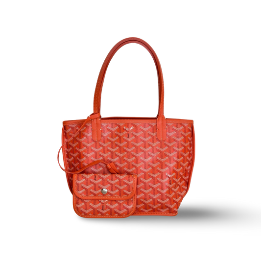 Goyard Goyardine Reversible Mini Anjou - Orange