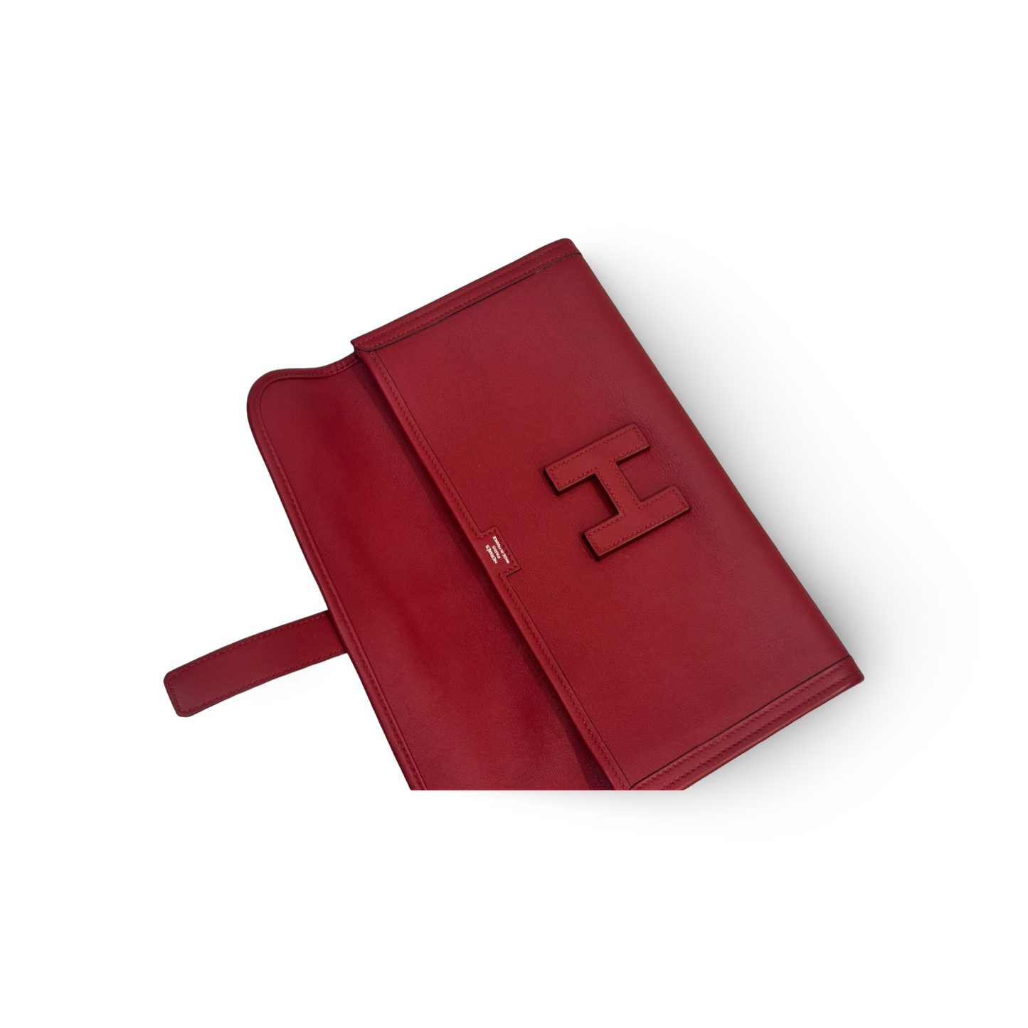 Hermes Swift Jige PM Clutch Red