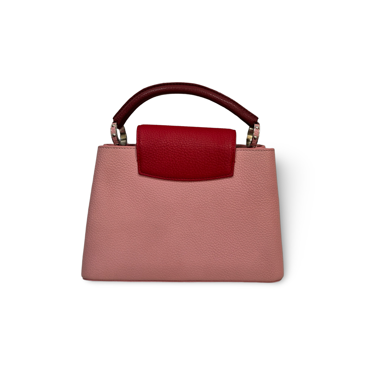 Louisc Vuitton Togo BB Capucines Bag Rose pink/ Light Pink