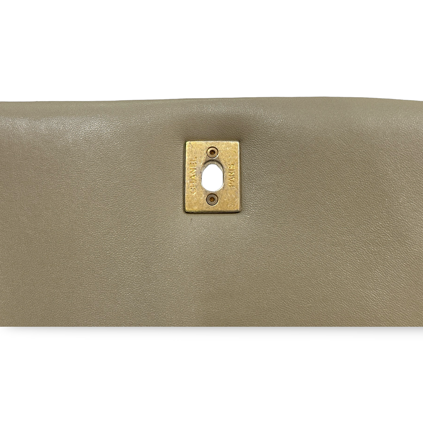 Chanel Python Medium Coco Handle Flap Gold
