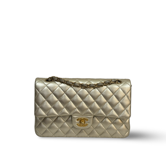 Chanel Classic Lambskin Medium Double Flap Gold