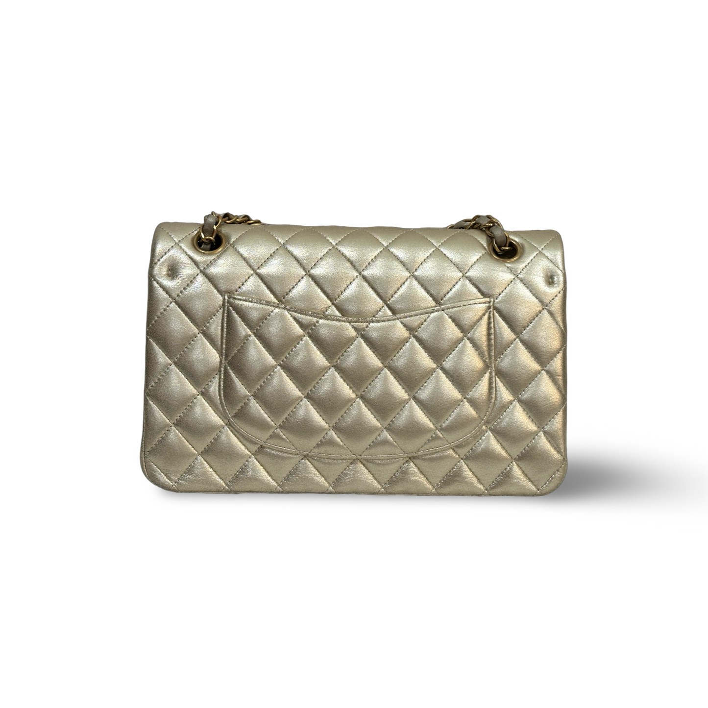 Chanel Classic Lambskin Medium Double Flap Gold