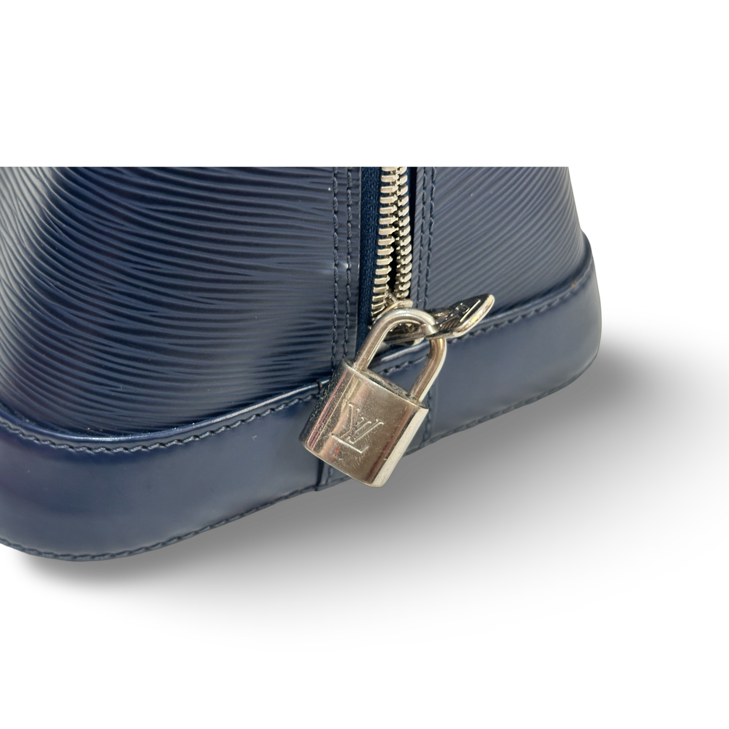 Louis Vuitton EPI MM Alma Bag Navy