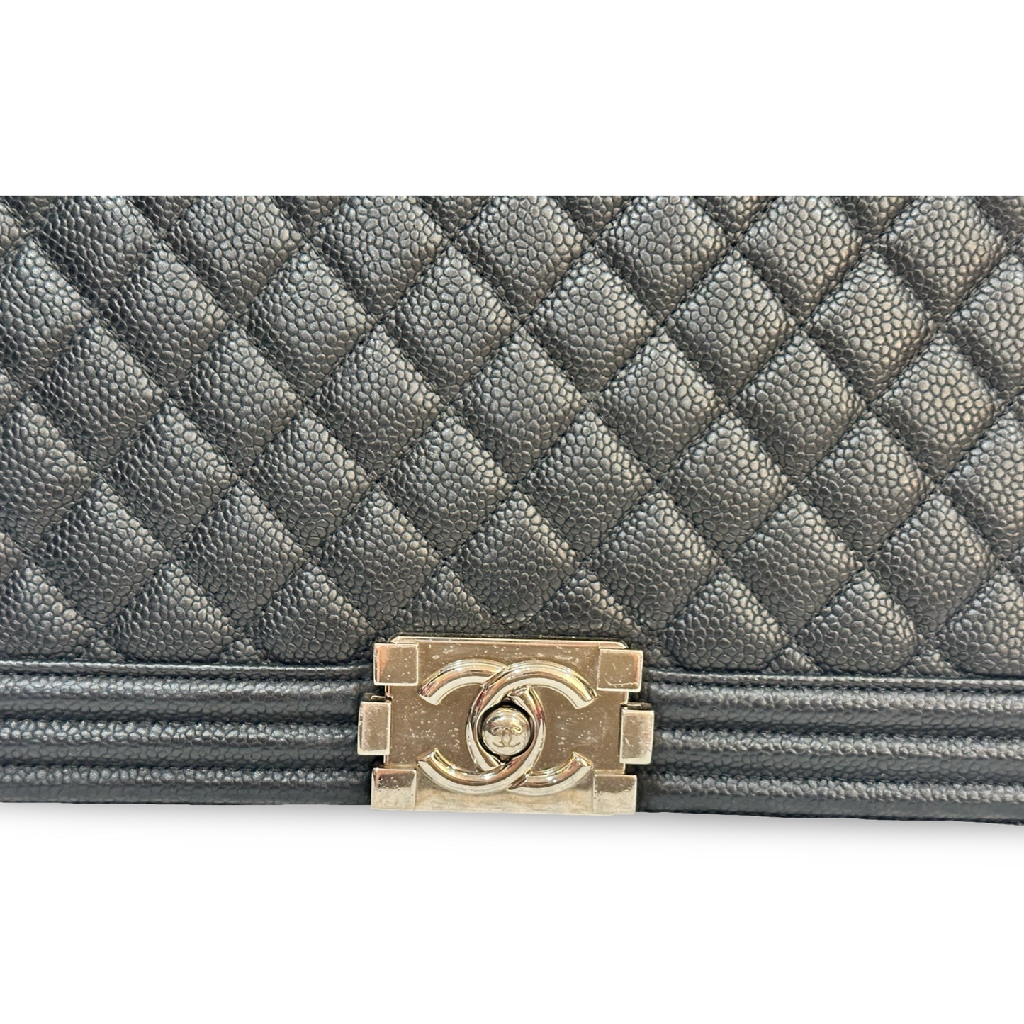 Chanel Classic Caviar Large Boy Bag