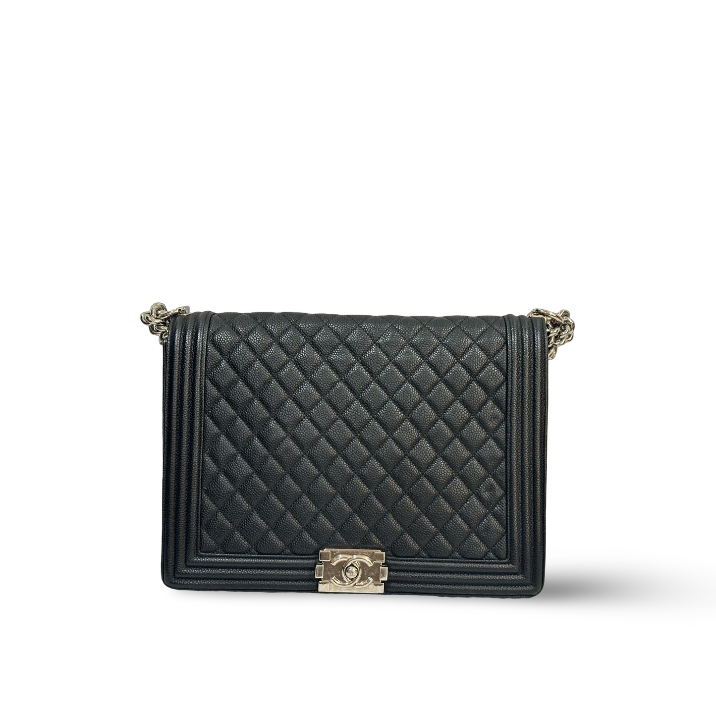 Chanel Classic Caviar Large Boy Bag