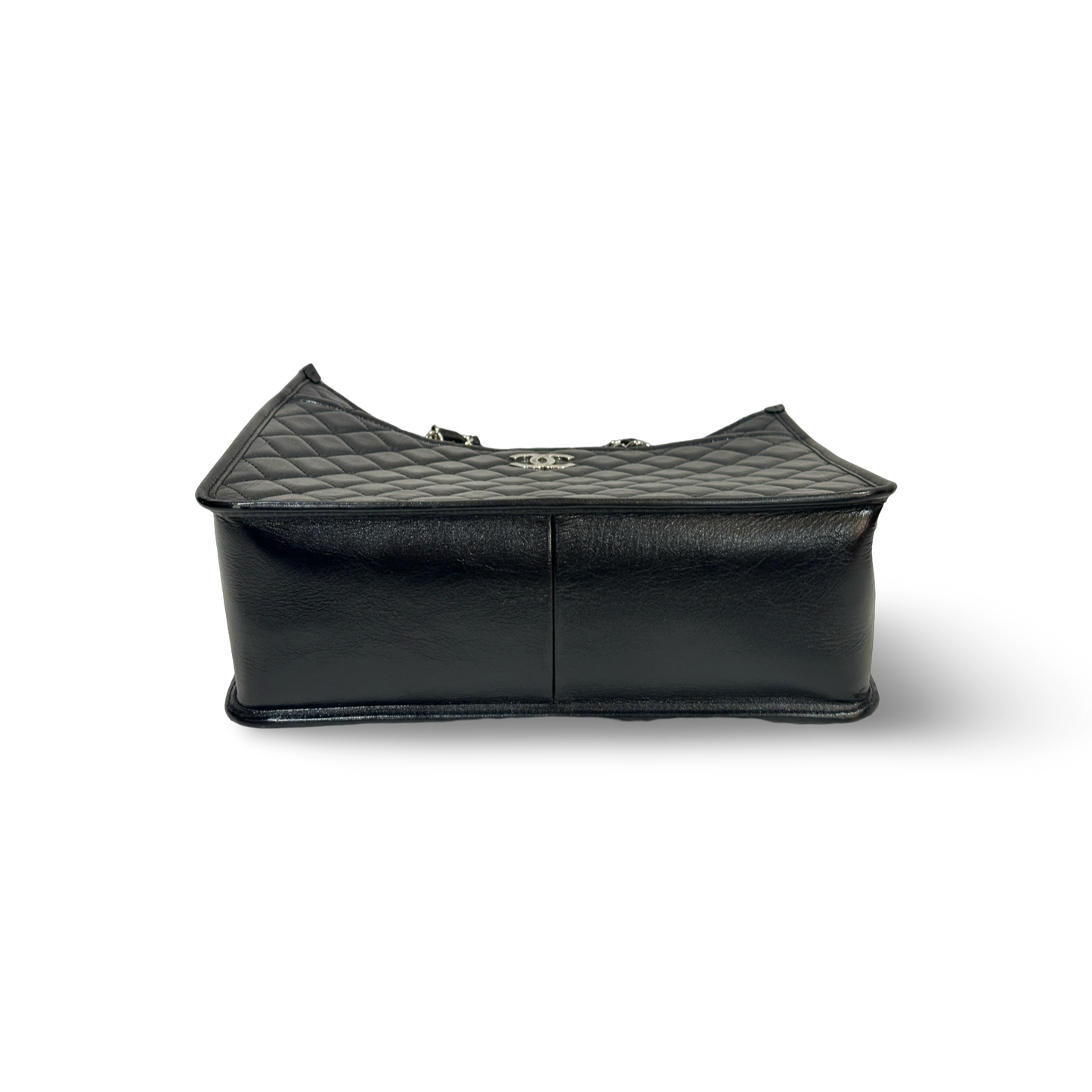Chanel Classic Lambskin Medium Elegant Tote Bag Black