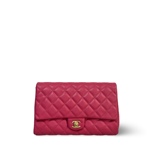 Chanel Classic Lambskin Timeless Flap - Pink