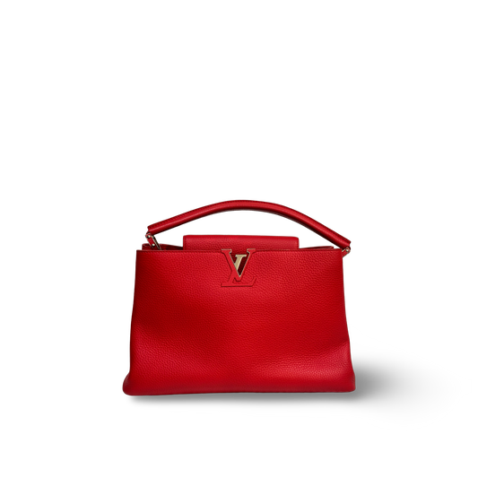 Louis Vuitton Capucines GM Bag Red