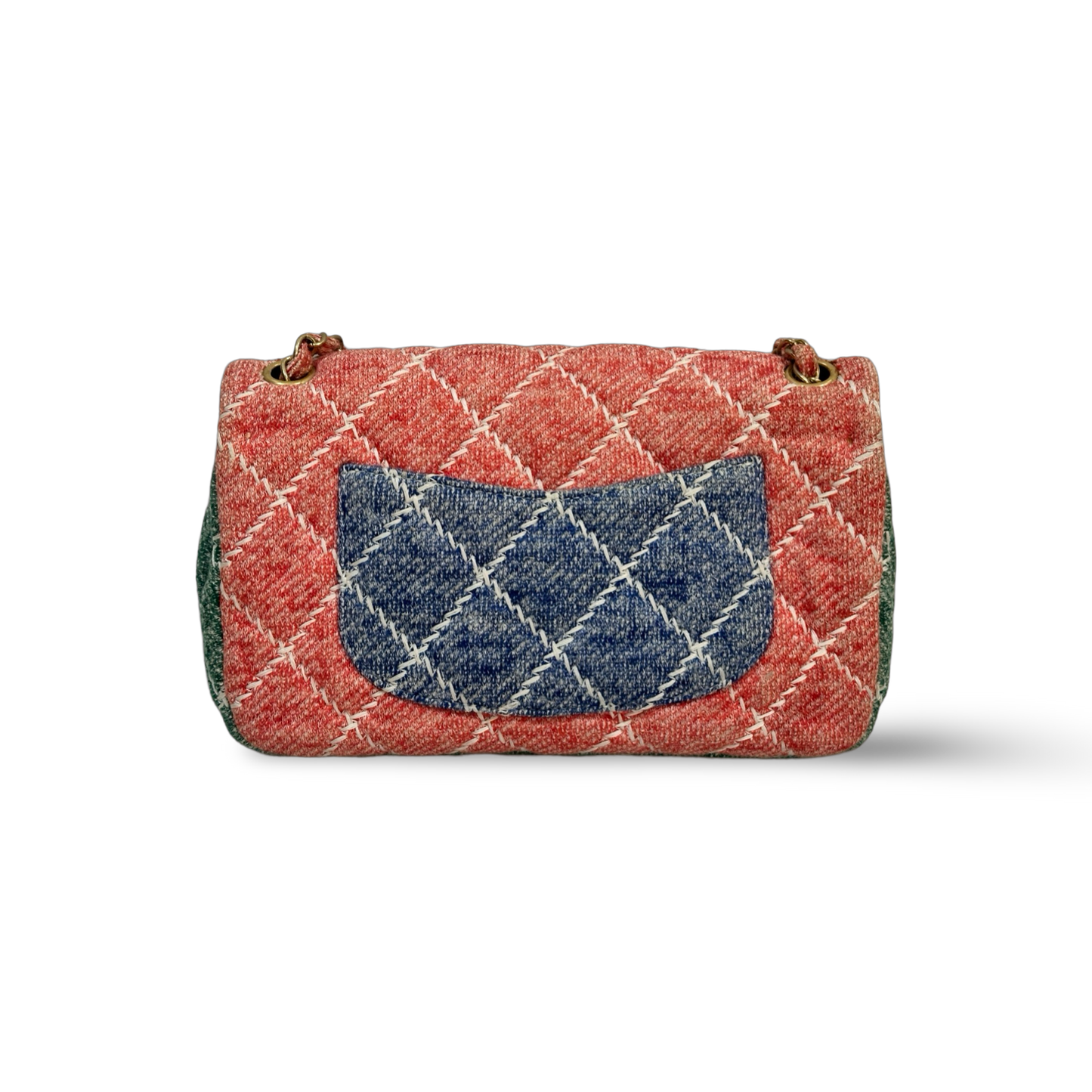 Chanel Classic Tweed Muticolor Medium CF Rainbow