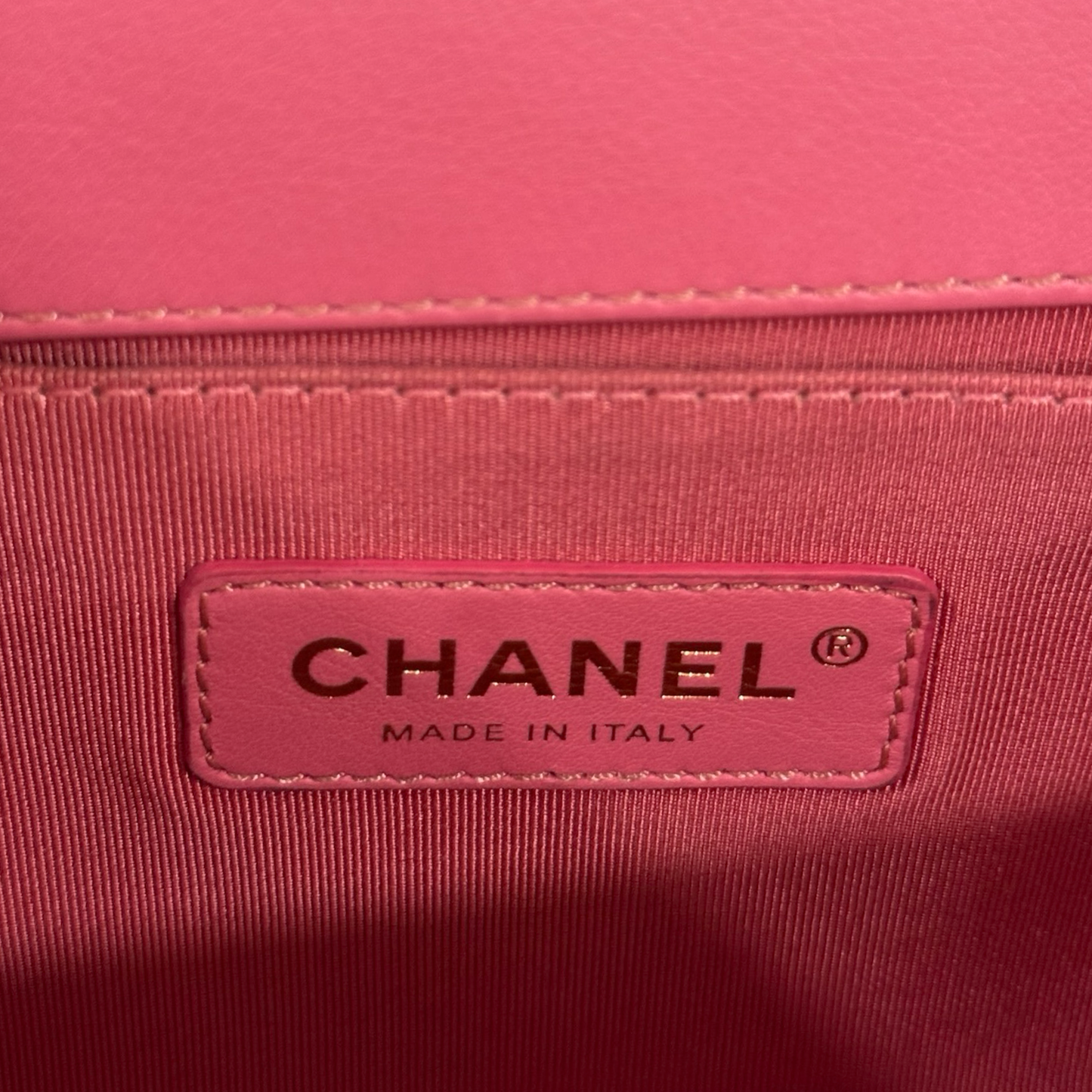 Chanel Quilted Calfskin Medium Pink Boy Bag - GHW / Pink