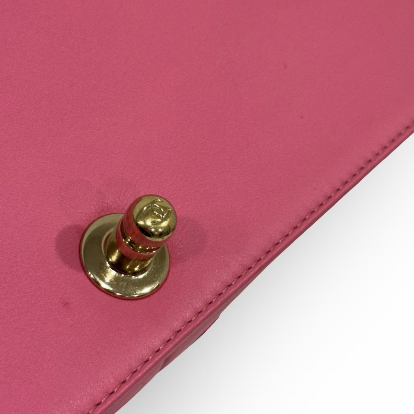 Chanel Quilted Calfskin Medium Pink Boy Bag - GHW / Pink