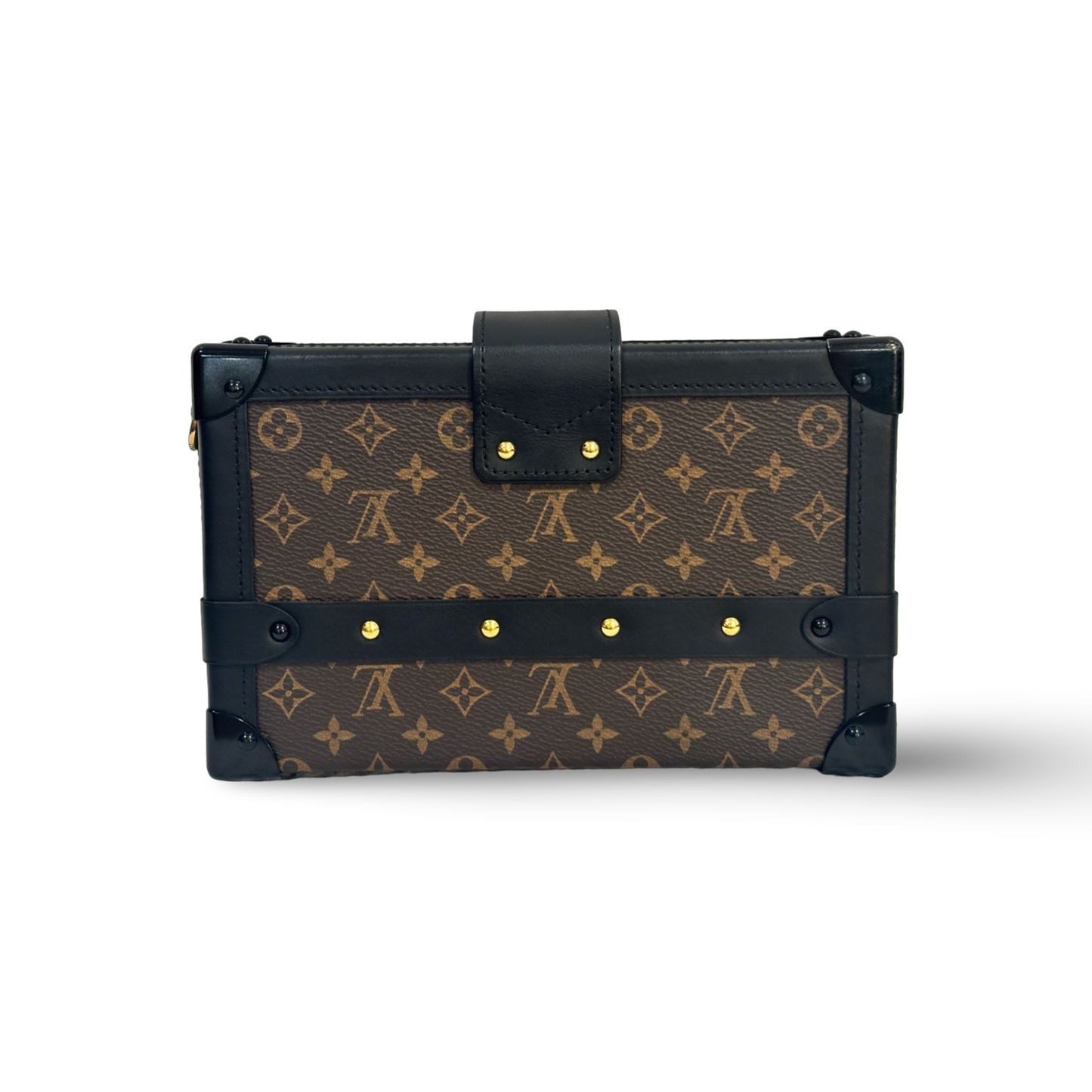 Louis Vuitton Monogram Petite Malle Beige Box