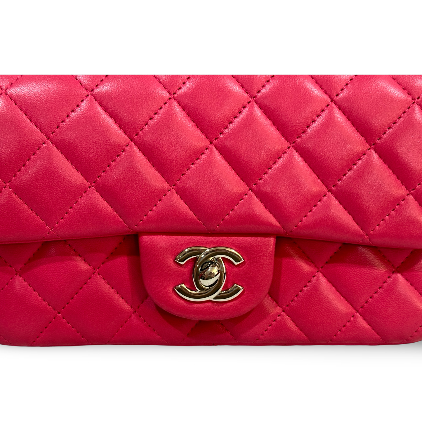 Chanel Classic Lambskin Mini Rectangular Single Flap