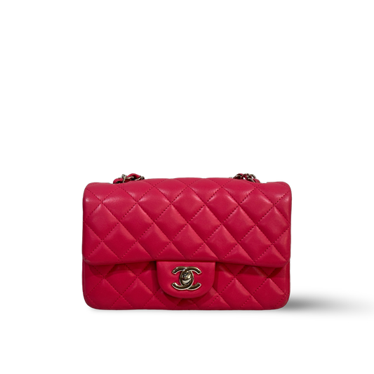 Chanel Classic Lambskin Mini Rectangular Single Flap