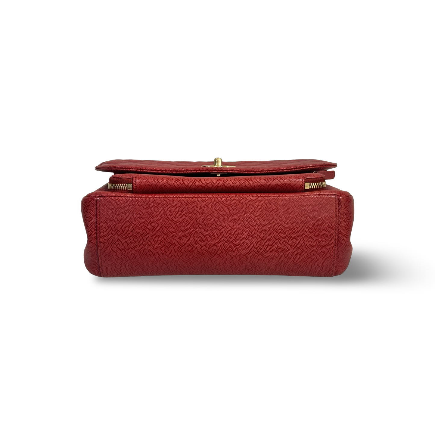 Chanel Classic Caviar Large Business Affinity Flap Red