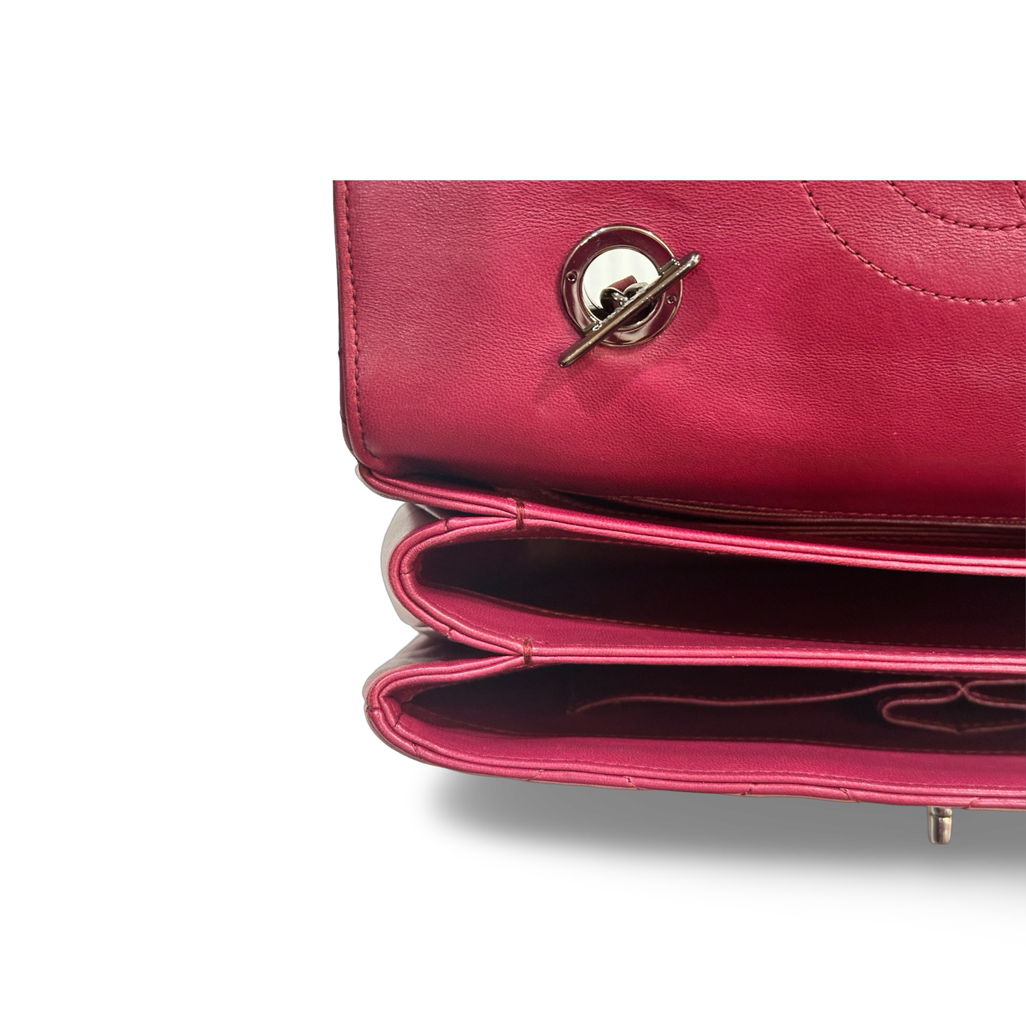 Chanel Classic Lambskin Medium Trendy CC Flap Rose Pink