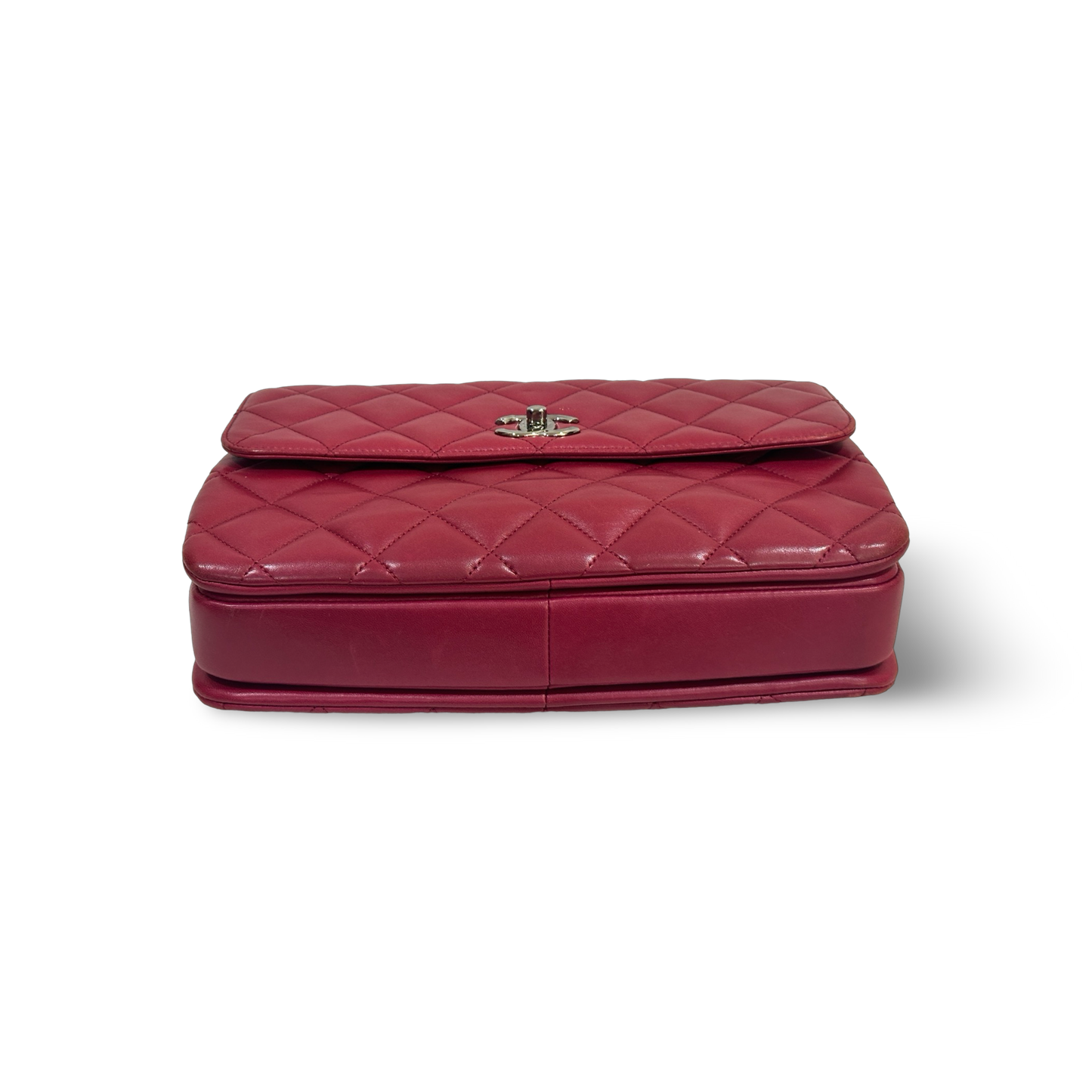Chanel Classic Lambskin Medium Trendy CC Flap Rose Pink