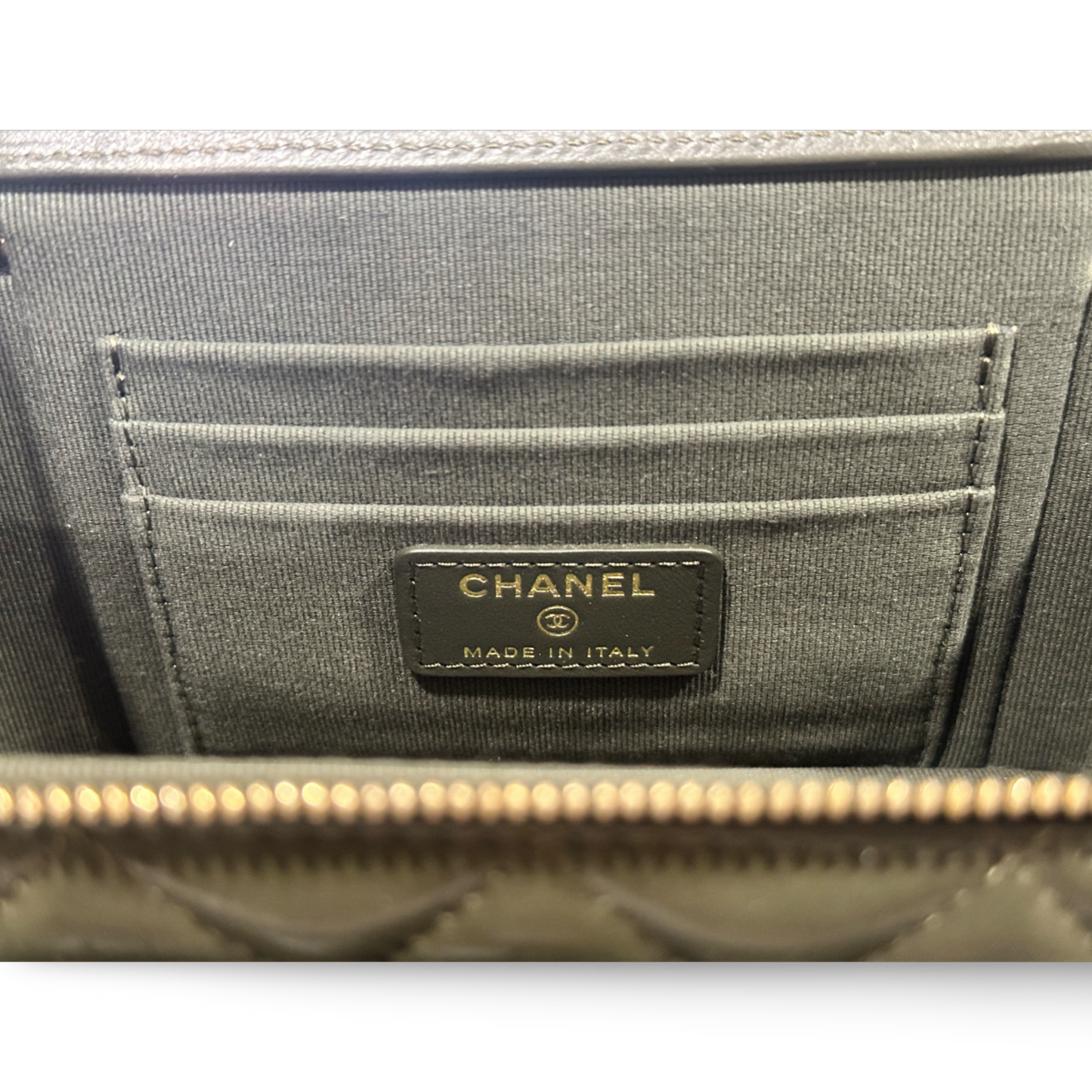 Chanel Lambskin Cargo Vanity Case