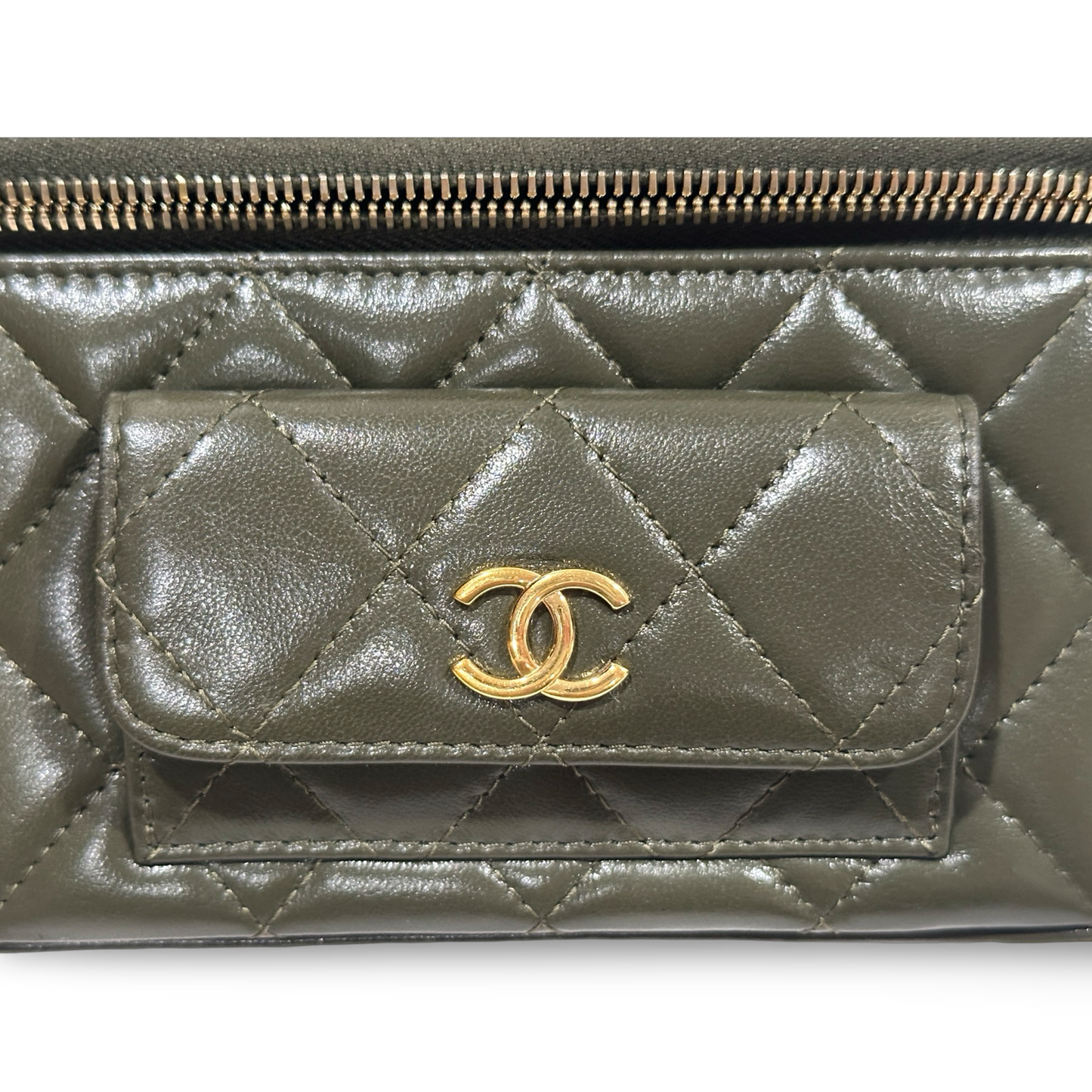Chanel Lambskin Cargo Vanity Case