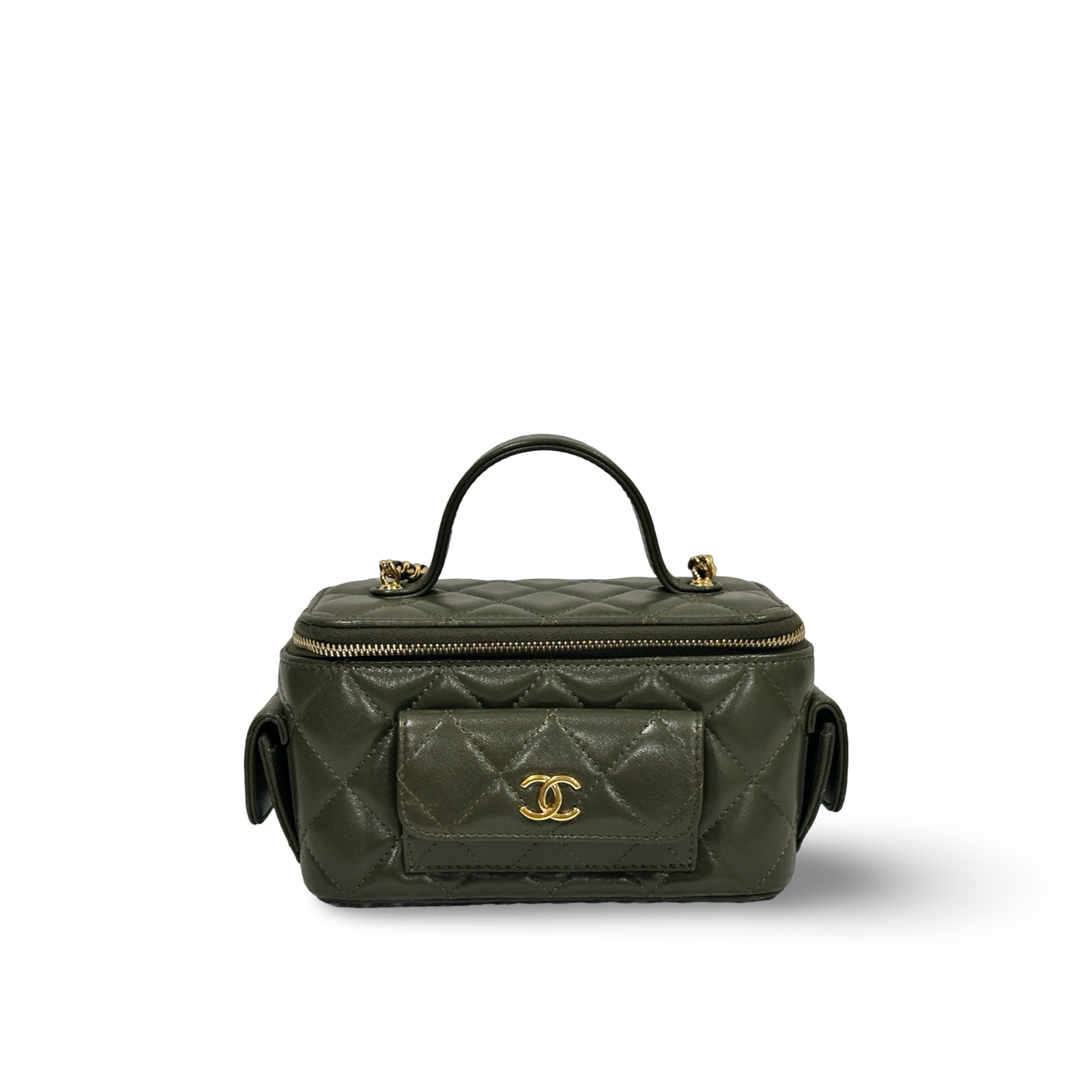 Chanel Lambskin Cargo Vanity Case
